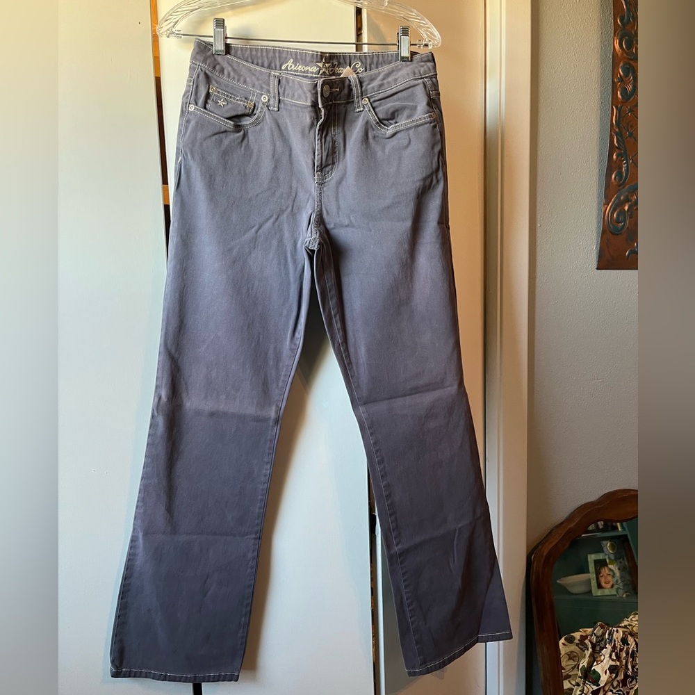 Arizona Jean Company Gray Straight Leg Jeans